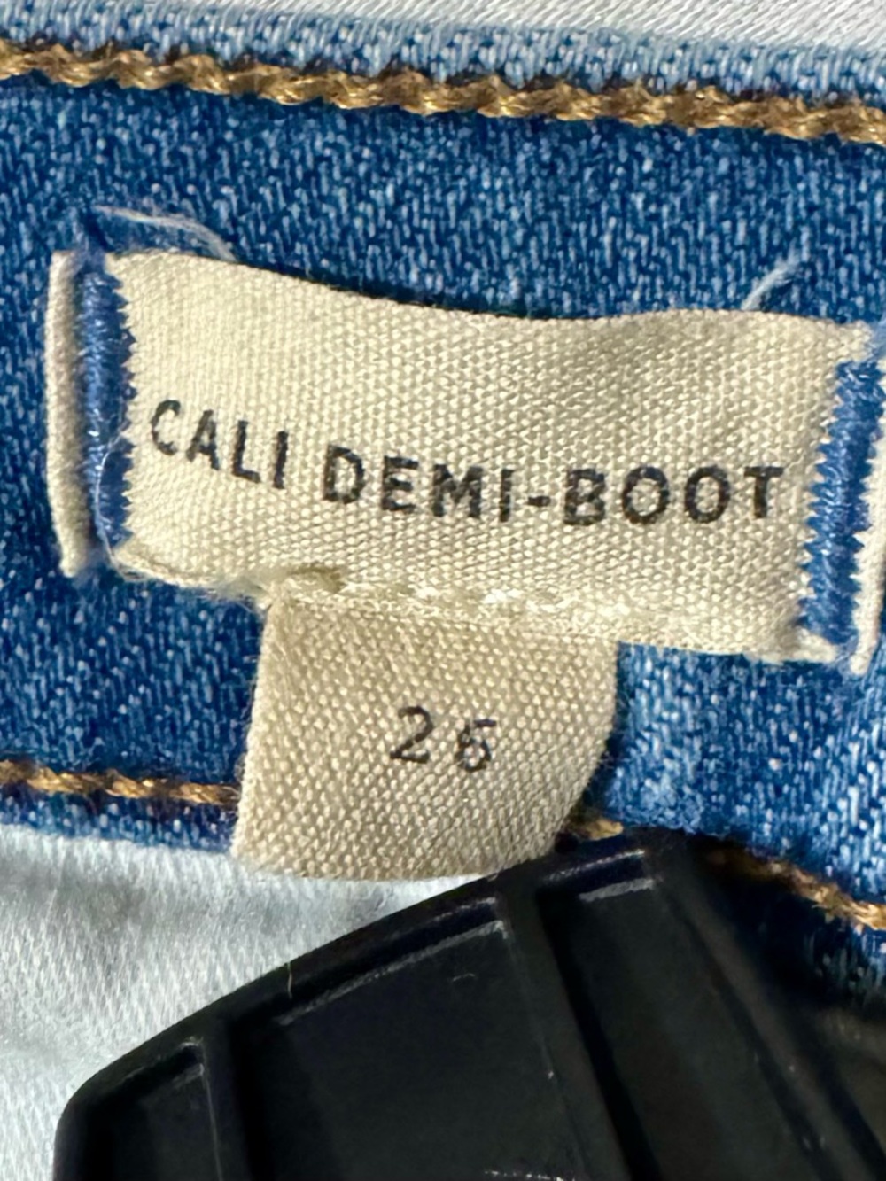 Madewell Cali Demi Boot Jeans 26 Crop Flare Stretch Dorrance Wash TENCEL™ Denim - Picture 4 of 12